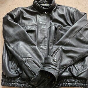 Vintage! First Gear by Hein Gericke Leather Biker Jacket SZ XXL